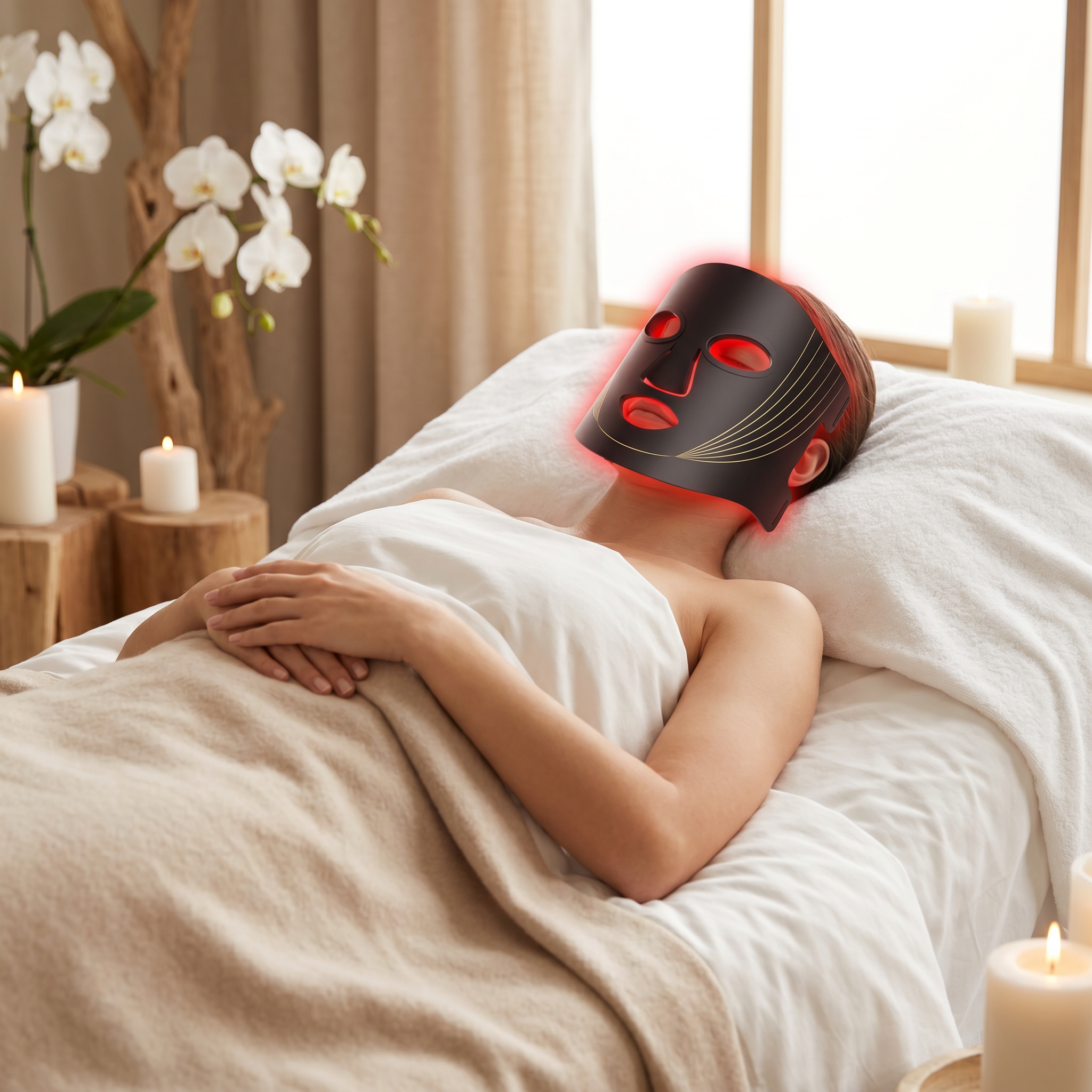 VenoFlow LED Light Therapy Face Mask