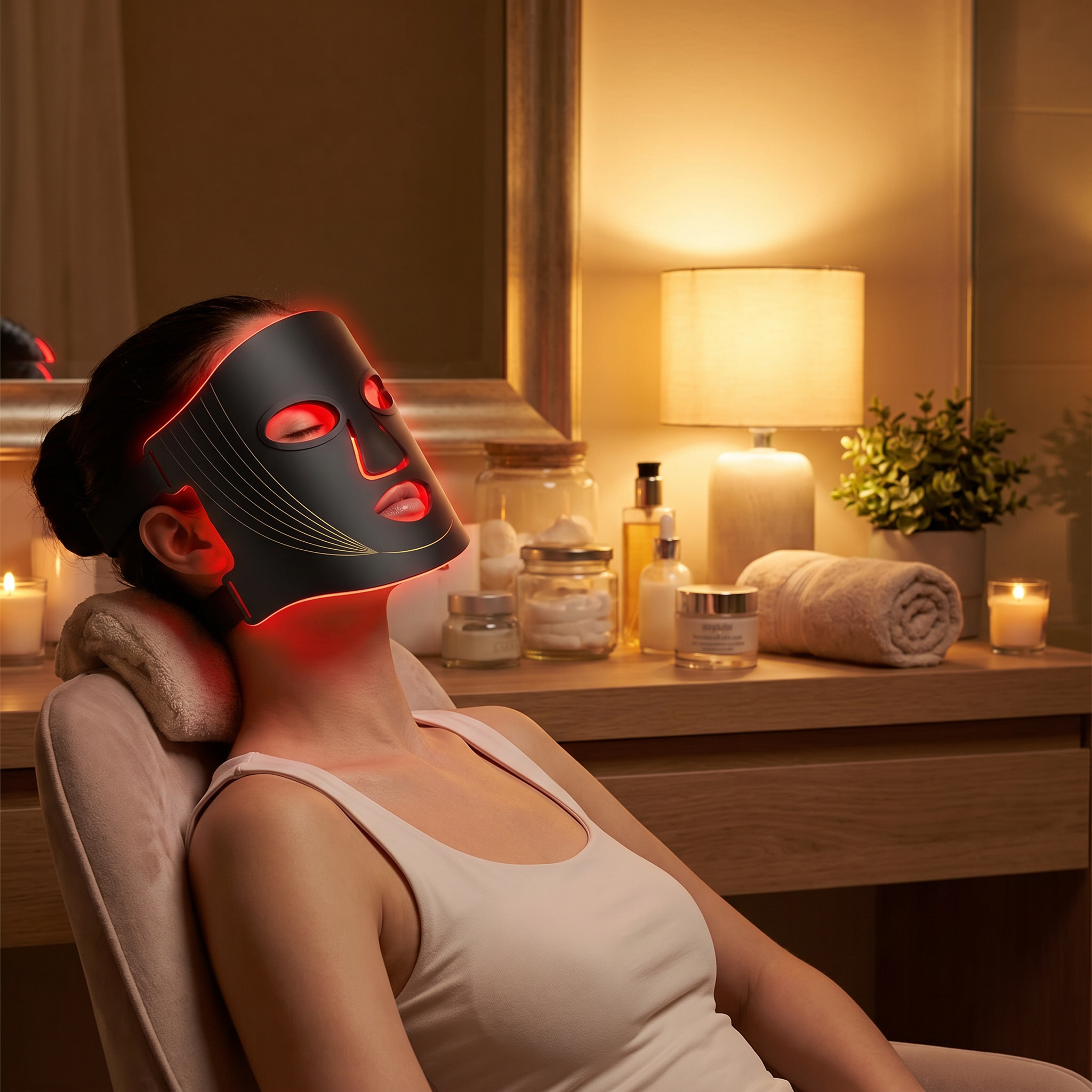 VenoFlow LED Light Therapy Face Mask